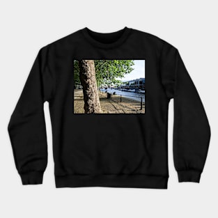 Romantic couples at Bristol Harbour, England, UK Crewneck Sweatshirt